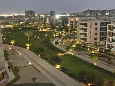 شقق للبيع في أوريجامي جاردنز - كمبوند تاج سيتي، كمبوند تاج سيتى - مدينة مصر، 82 متر