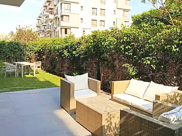 Apartment with Garden For rent in Eastown Parks - Eastown Compound, Eastown Compound - Sodic, 156 sqm