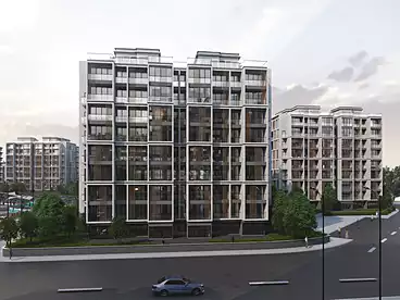 Apartments For sale in Palmeira Residence - Al Moameron Al Arab, El Alamein, 111 sqm