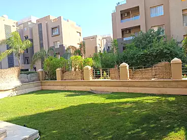 Apartment with Garden For sale in The Village Compound - Palm Hills, Compounds in New Cairo, 150 sqm