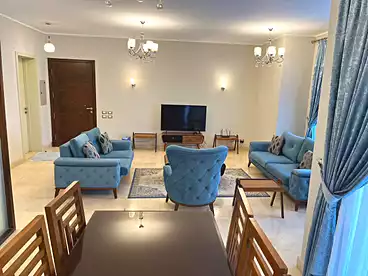 Furnished Apartment For rent in Village Gate Compound - Palm Hills, Compounds in New Cairo, 150 sqm