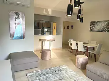 Furnished Apartment For rent in Boulevard Residence Mivida, Mivida Compound - Emaar, 100 sqm