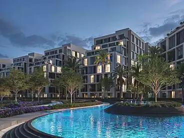 Apartments For sale in The Novelist Compound - Ghoneim, Compounds In Mokattam, 131 sqm