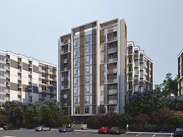 Apartments For sale in Palmeira Residence - Al Moameron Al Arab, El Alamein, 172 sqm