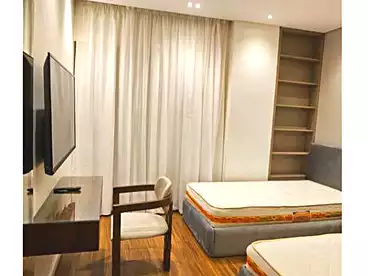 Apartment with Garden For rent in Lake View Residence - El Hazek, Compounds in New Cairo, 130 sqm