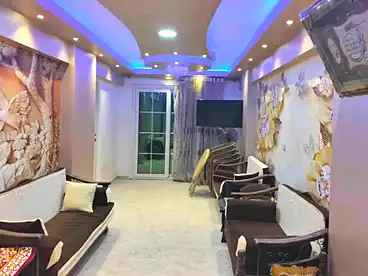 Furnished Apartment For rent in Shatee El Nakheel, Al Agamy, 120 sqm