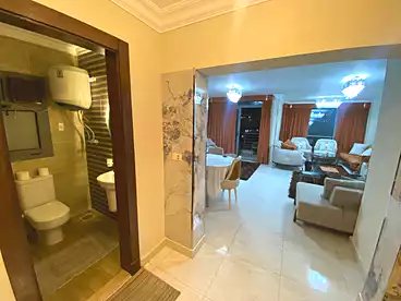 Furnished Apartment For rent in Ashgar Darna Compound - M Squared, Compounds in Maadi, 202 sqm