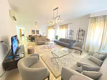 Duplex with Garden For sale in Fifth Square Compound - AlMarasem, Compounds in New Cairo, 390 sqm