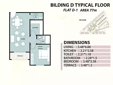 Apartments For sale in Address Home Compound - Arkan, Compounds in Hadayek October, 77 sqm