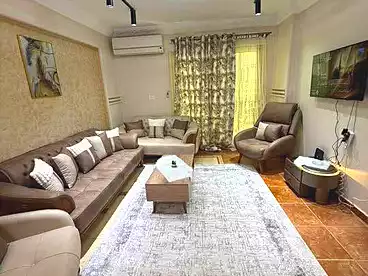 Furnished Apartment For rent in Khaled Ibn El Waleed St., Miami, 90 sqm