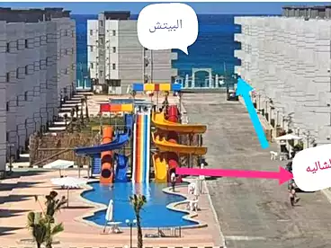 شاليهات للبيع في منتجع تاهيتي لاند، منتجعات الساحل الشمالى، 60 متر