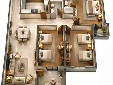 Apartments For sale in Address Home Compound - Arkan, Compounds in Hadayek October, 181 sqm
