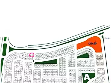 أرض مباني سكنية للبيع في اللوتس الجنوبيه، اللوتس، 517 متر