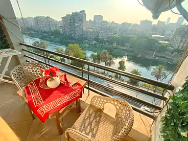 Serviced Apartments For rent in Nile Corniche St., Old Cairo, 150 sqm