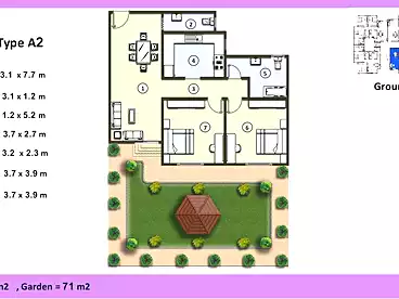 For sale in Mirissa Compound - RG, New Obour, 115 sqm