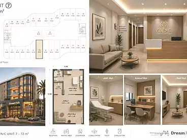 Shops For sale in Italian Square - Mousa Coast, Compounds in Hadayek October, 72 sqm