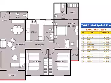 Apartments For sale in Address Home 2 Compound - Arkan, Compounds in Hadayek October, 158 sqm
