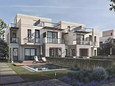 Villas For sale in Hyde Park Central Compound, Compounds in 6th Settlement, 212 sqm