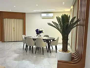 Apartment with Garden For rent in Ramblas Compound - Badawy Development, Compounds in New Cairo, 295 sqm