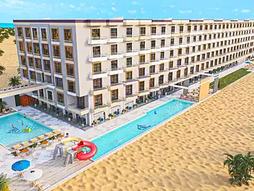 Apartments For sale in Lavanda Beach Resort - Alarabia, Hurghada Resorts, 75 sqm