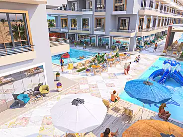 Apartments For sale in Lavanda Beach Resort - Alarabia, Hurghada Resorts, 72 sqm