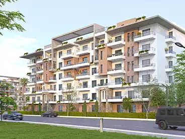Apartment with Garden For sale in Fiori Compound - Zhour, Compounds in 6 October, 136 sqm