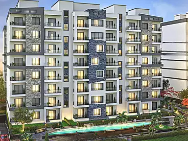 Apartments For sale in The City Valley Compound - EG Master, R7, 125 sqm
