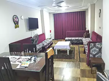 Furnished Apartment For rent in Amr Ibn El Aas St., El Matbaa, 140 sqm
