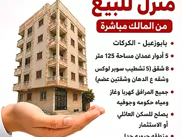 مباني للبيع في ابو زعبل، الخانكة، 125 متر