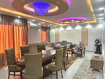 Furnished Apartment For rent in El-Gaish St, Mansoura, 110 sqm
