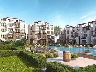 Apartments For sale in Cala Resort - Capital Link, Sahl Hasheesh Resorts, 122 sqm