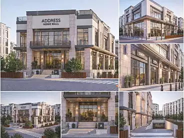 Shops For sale in Address Home Compound - Arkan, Compounds in Hadayek October, 31 sqm