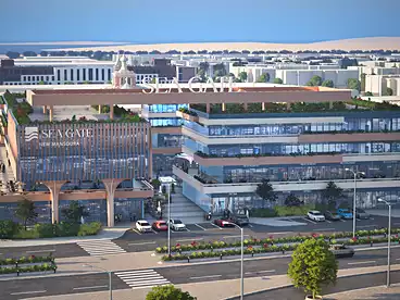 Offices For sale in Sea Gate Mall - Emarrak Development, New Mansoura City, 46 sqm