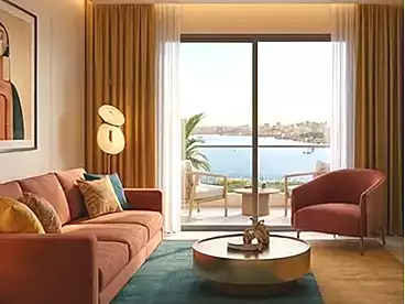 in Reve Du Nil Tower - Novara, Compounds in Maadi, 59 sqm