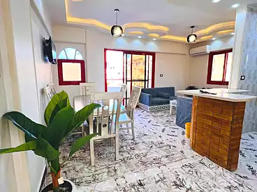 Furnished Apartment For sale in Shatee El Nakheel, Al Agamy, 140 sqm