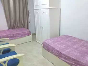 Furnished Apartment For rent in Nabawy Al Mohandes St, El Mandara, 80 sqm