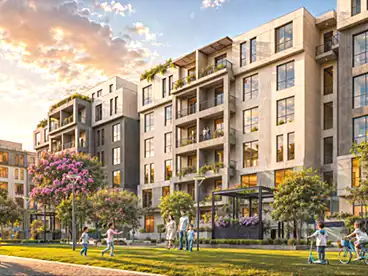 Apartments For sale in Opal Compound - Reflect, Compounds in El Obour City, 138 sqm