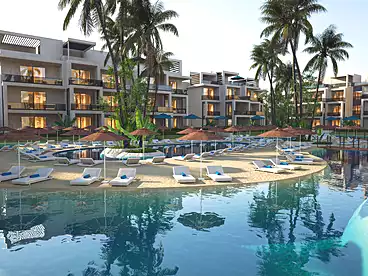 Apartments For sale in One 7 Resort - Kronberg, Hurghada City, 110 sqm