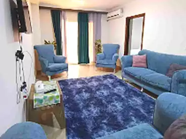 Furnished Apartment For rent in El Gaish Rd, El Mandara, 98 sqm