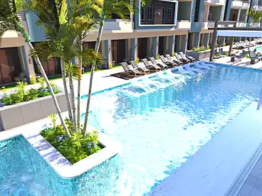 Apartments For sale in Grand Rock Resort - Al Hares, Hurghada Resorts, 63 sqm