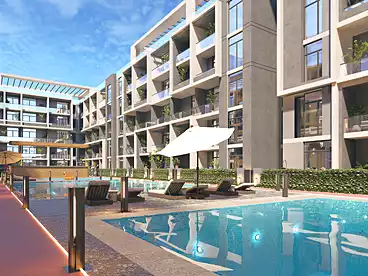 Apartments For sale in CLAN Resort, Hurghada Resorts, 82 sqm