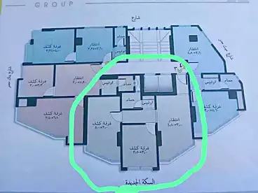 طبي للبيع في المنصوره، الدقهلية، 67 متر