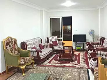 Furnished Apartment For rent in Gamal Abdel Nasser St., El Asafra, 123 sqm