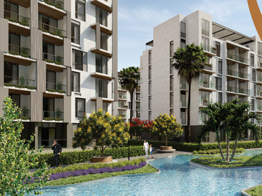 تعاقد ب 15% مقدم قسط حتى 9سنين شقة173م في ذاايكون جاردنز التجمع الخامس شقة للبيع