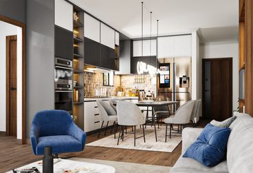 شقه بفيو بانورامى بكمبوند سكاى سيتى بنها